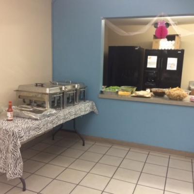 Food Catering for a Survivor’s Baby Shower with Coordination with Community Service Program’s (CSP)